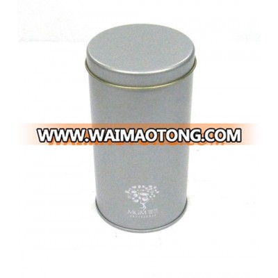 Tall Round Tea Tin Can