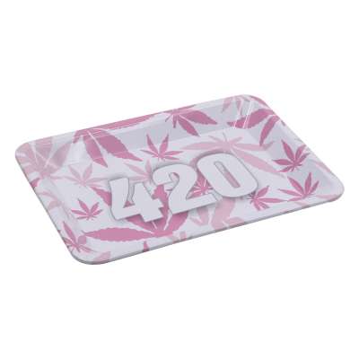 Mini Tin Rolling Tray 7.08x4.9inch 180x125mm Metal Rolling Tray