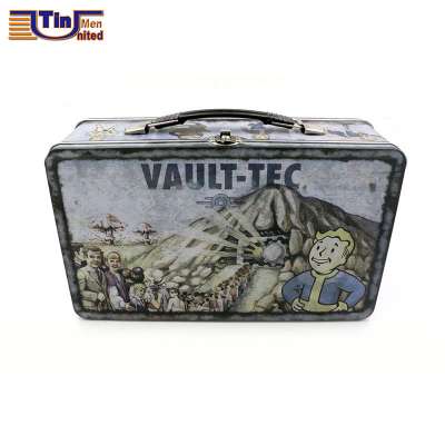 Custom metal lunch tin box