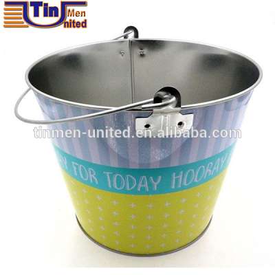 Tinplate Metal Type and Package Use Bear Tin Ice Bucket