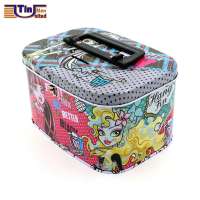 Girls storage tin box with fashion design