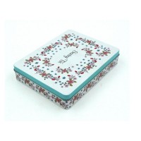 Decorative rectangular cosmetic packaging box