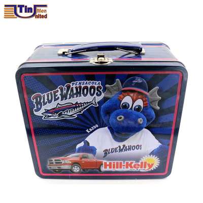 Custom metal lunch tin box