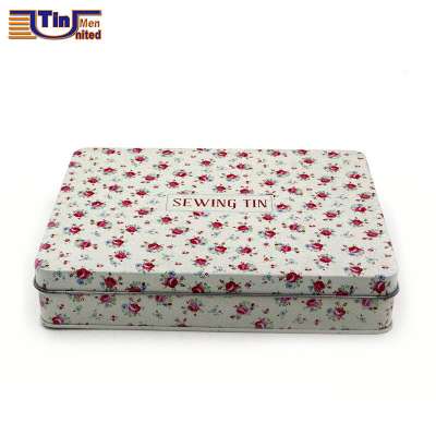 High Sewing Kit Set Packaging Tin Box